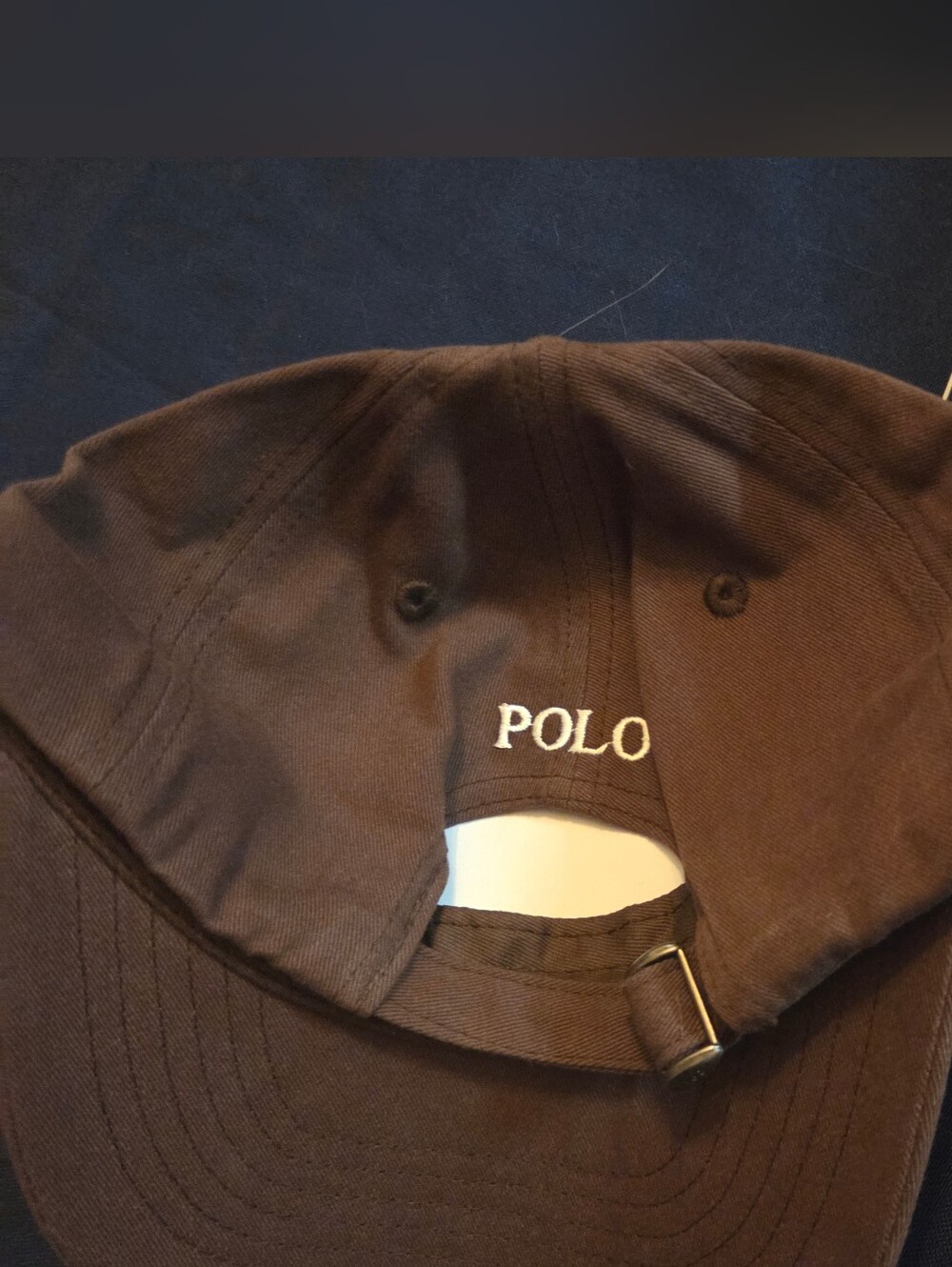 Polo Ralph Lauren Chocolate Brown Adjustable Dad Hat - Picture 6 of 8